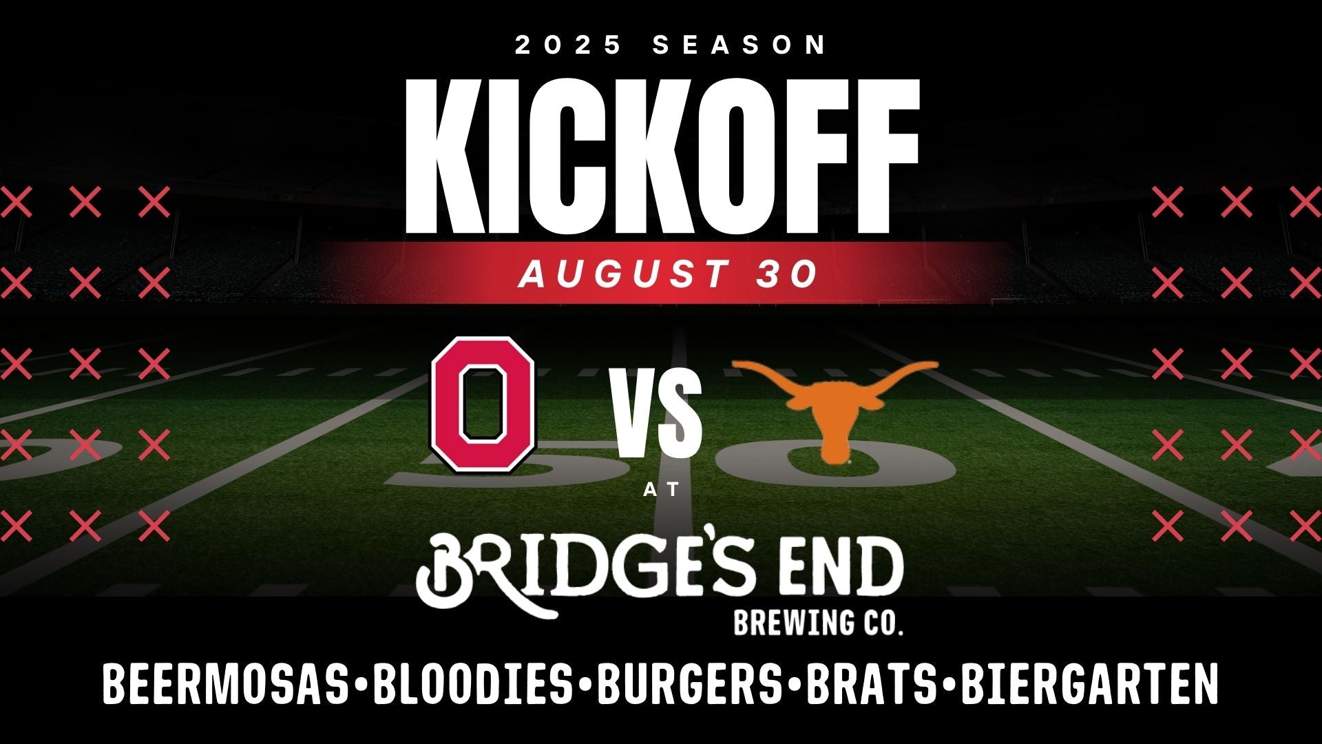 AUGUST 30: TAILGATE IN THE BEIRGARTEN!